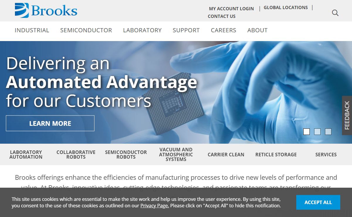 Brooks Automation - Semiconductor Manufacturing and Collaborative Robots - Brooks Automation