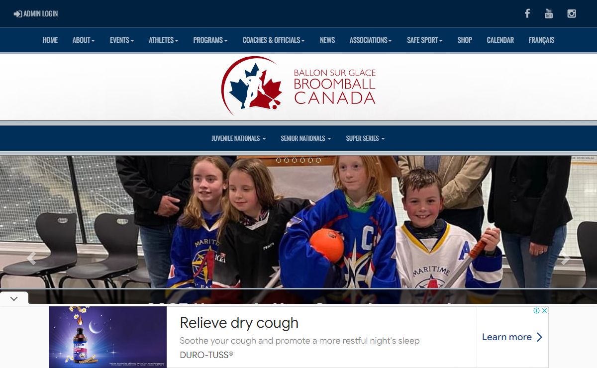 Broomball Canada : Website by RAMP InterActive