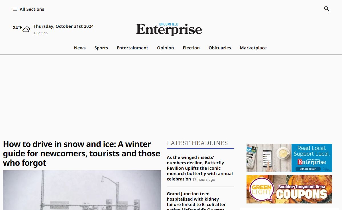 Broomfield Enterprise – Broomfield, Colorado News, Sports, Weather and Things to Do