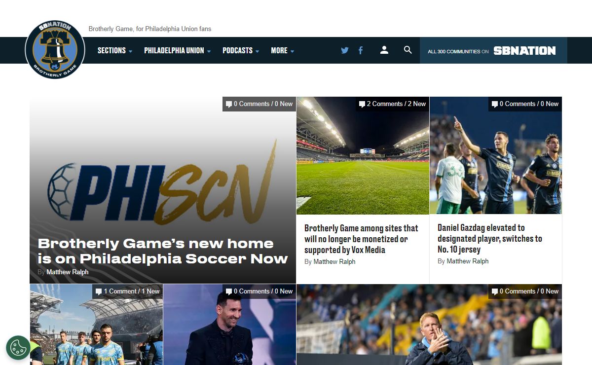 Brotherly Game, for Philadelphia Union fans