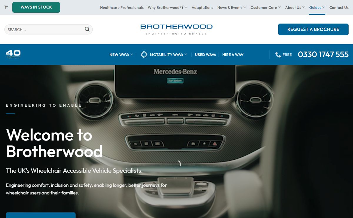 Brotherwood® Wheelchair Accessible Vehicles - Engineering to Enable