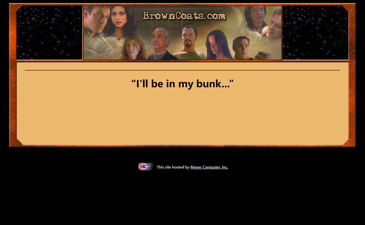 BrownCoats.com