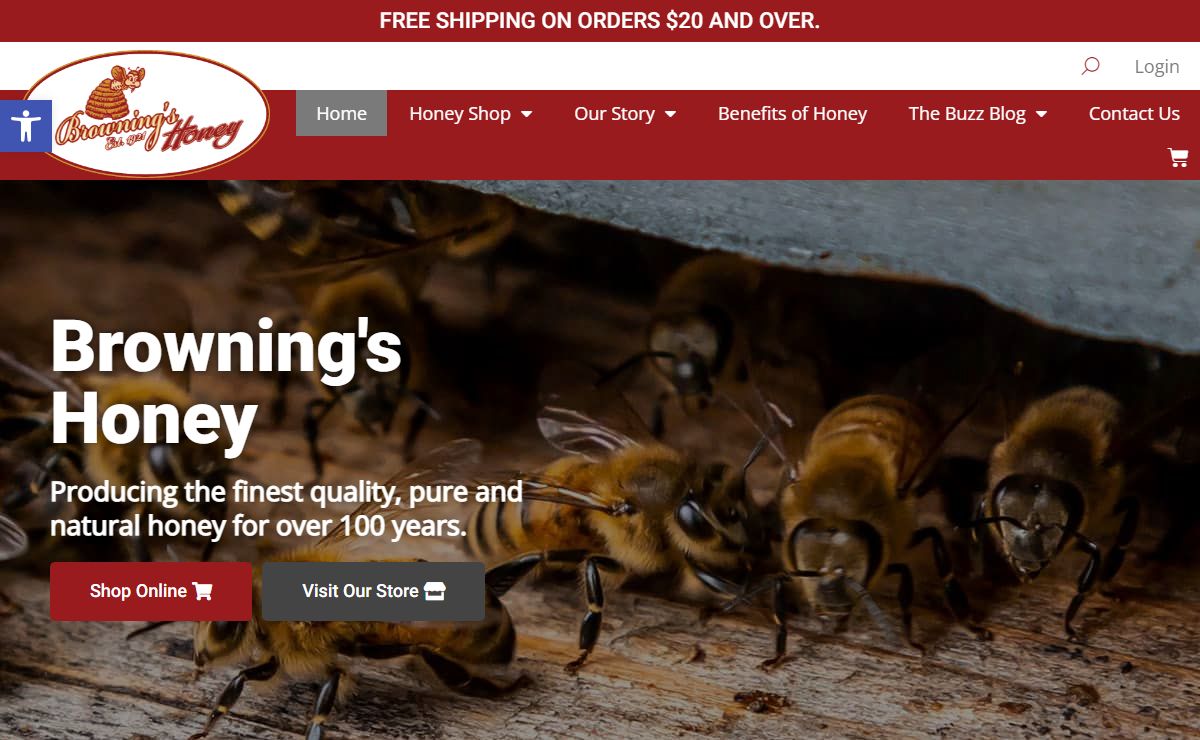 Honey Company | All Natural Raw Honey | Browning's Honey