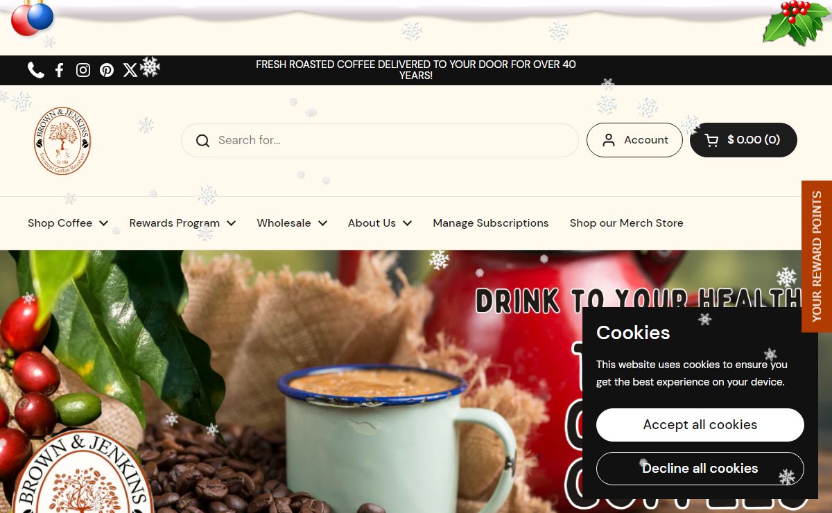 Brown & Jenkins - The Vermont Coffee Roasters – Brown & Jenkins - The Vermont Coffee Roasters