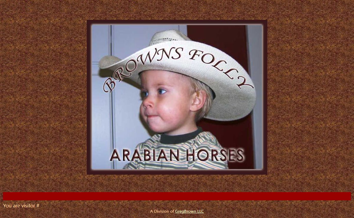 Browns Folly Arabian Horses