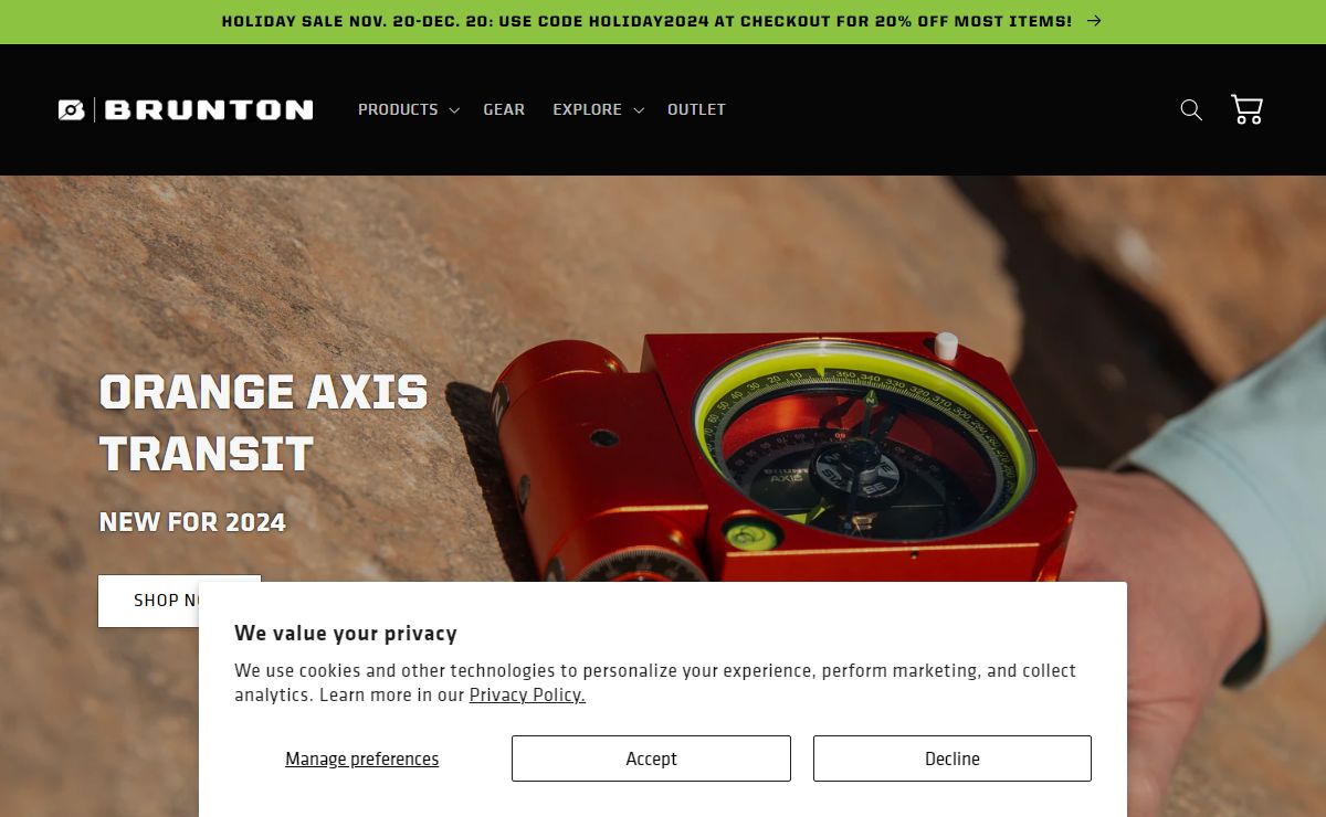 Professional Transits & Compasses | Navigation Tools | Brunton