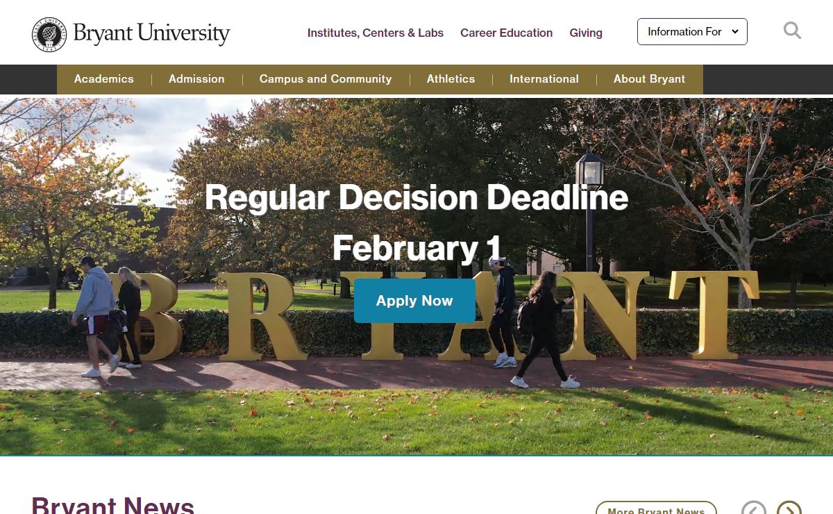 Home | Bryant University