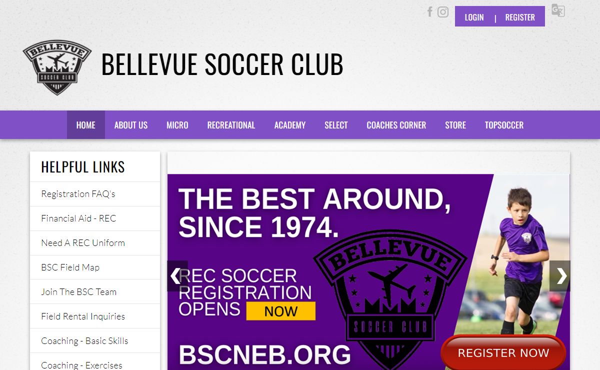 Bellevue Soccer Club > Home