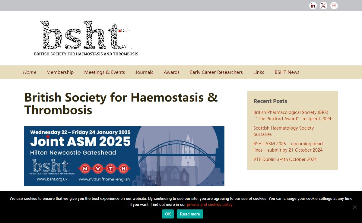 British Society for Haemostasis & Thrombosis - British Society for Haemostasis & Thrombosis