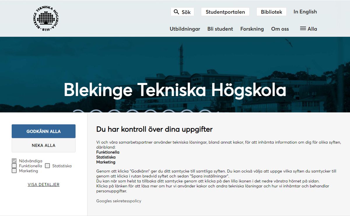 Blekinge Tekniska Högskola | Digitalisering och hållbarhet i fokus | BTH