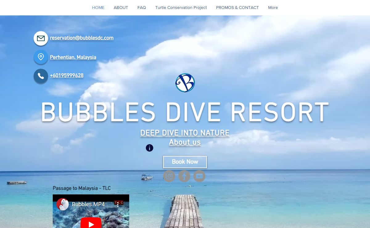 Eco Friendly Resort - Bubbles Dive Resort, Perhentian Island Malaysia