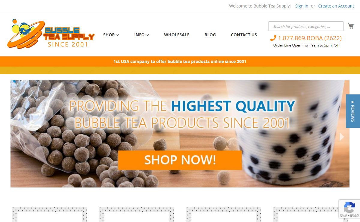 Bubble Tea Supply - Boba, Tea, Tapioca, Pearl Tea and Bubble Tea Wholesale Suppliers
