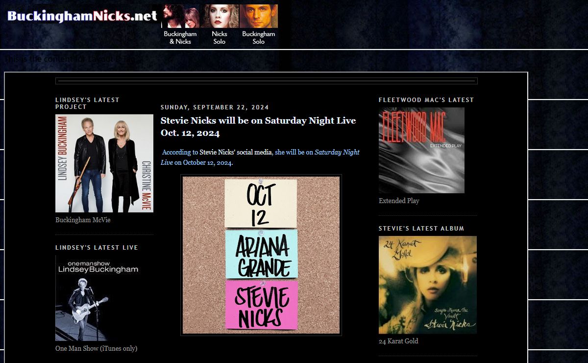 BuckinghamNicks.net