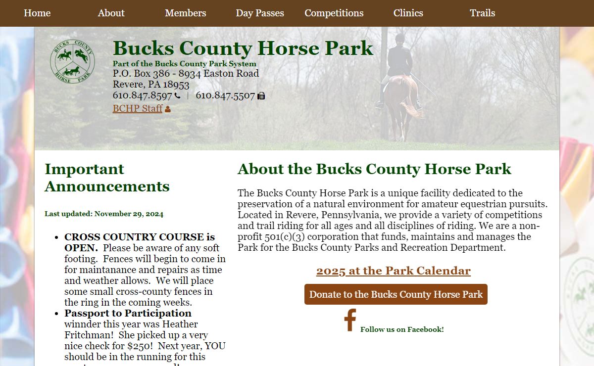 Home - Bucks County Horse Park