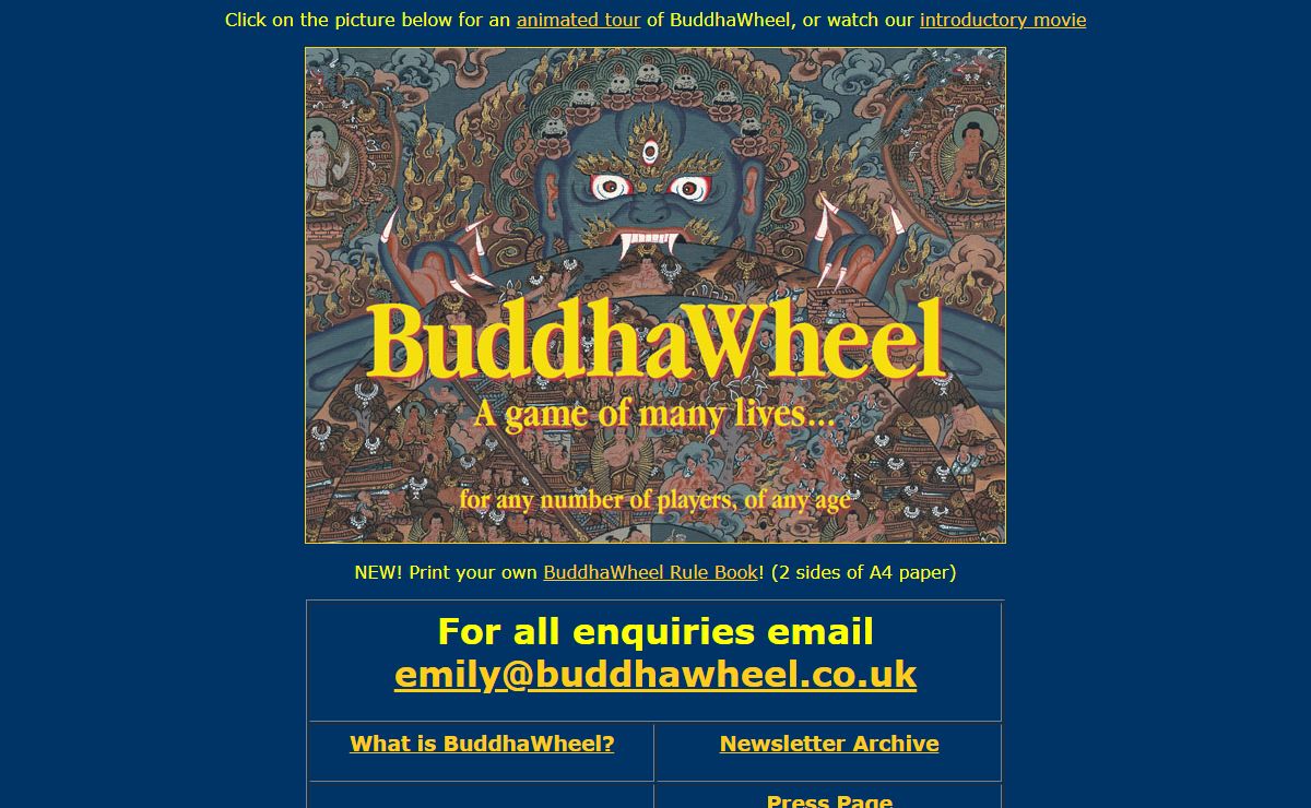 BuddhaWheel - A game of many lives