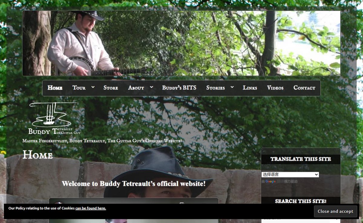 OFFICIAL WEBSITE: Buddy Tetreault, the Guitar Guy