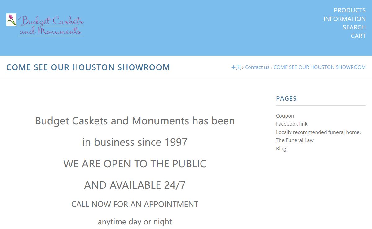 COME SEE OUR HOUSTON SHOWROOM