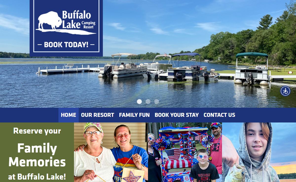 Home - Buffalo Lake Camping Resort | Family Camping in Montello, WI