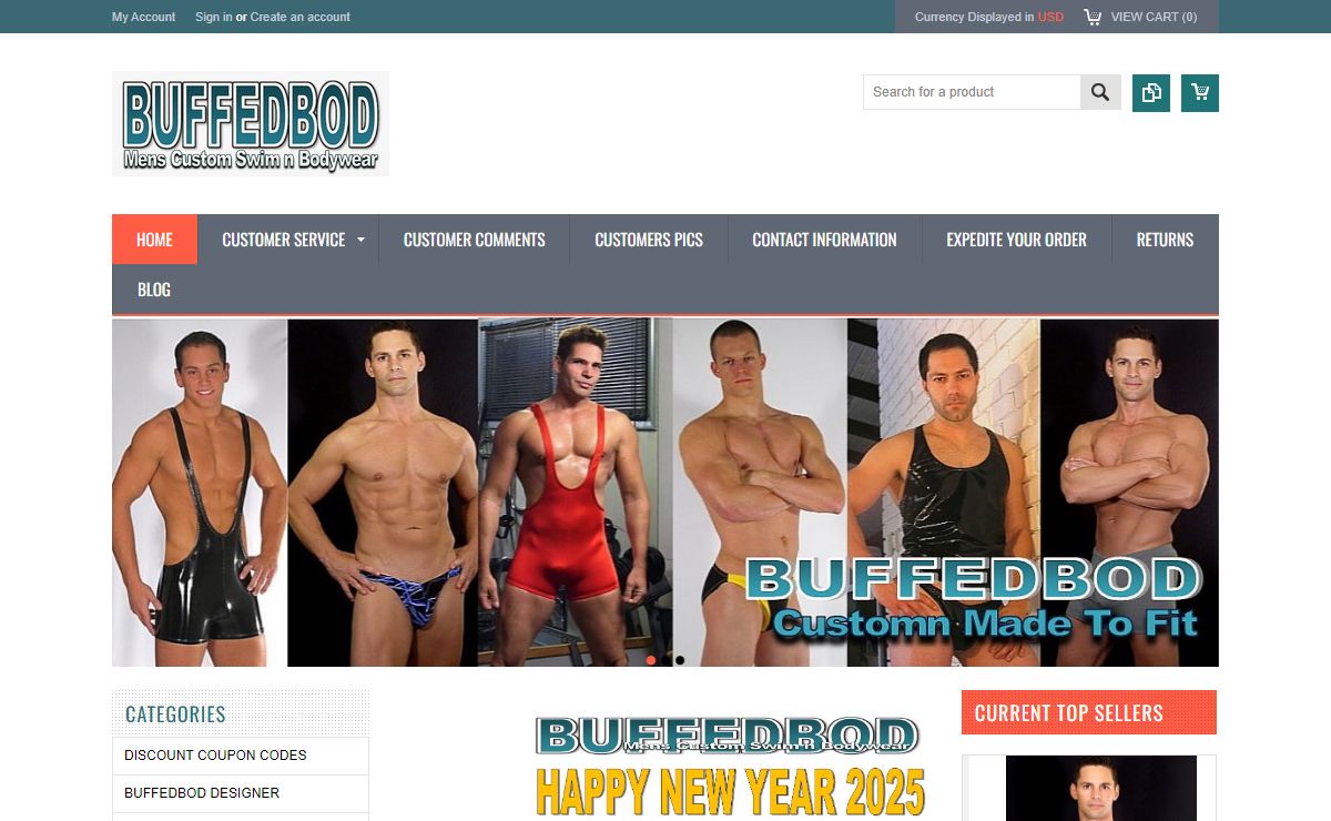 Mens Custom Swim and Bodywear by Ron Serfass - Buffedbod