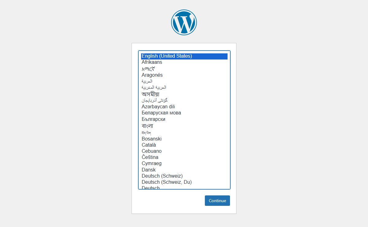 WordPress › Setup Configuration File