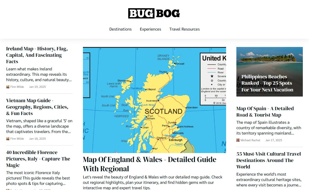 Bug Bog: Explore The World Like A Pro | Expert Travel Guides
