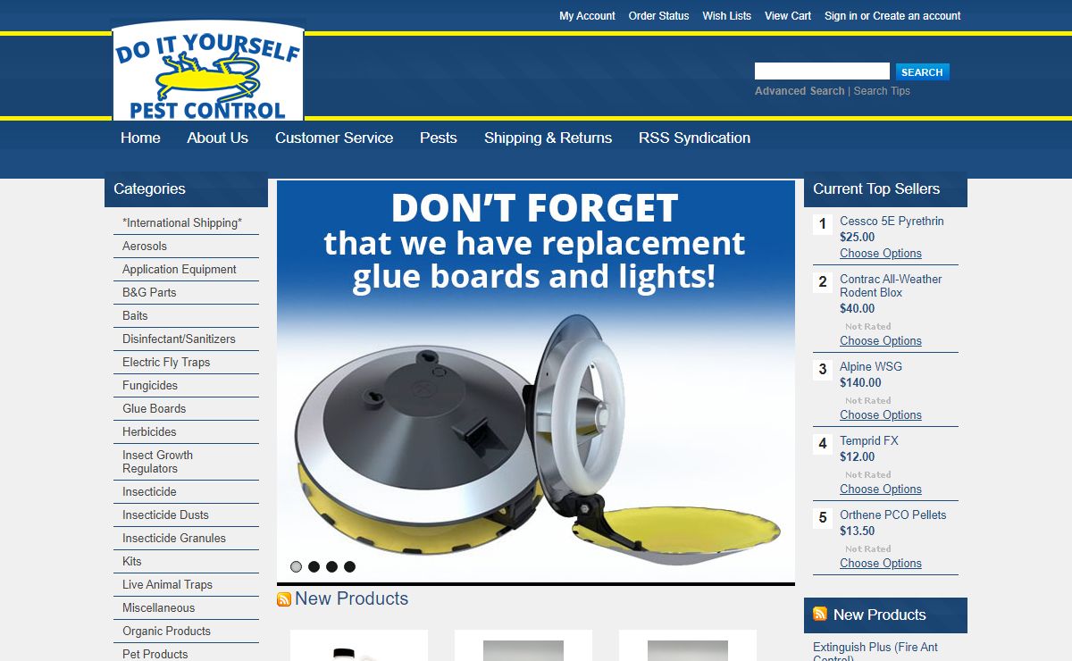 Do It Yourself Pest Control - Professional Pest Control Products Online
