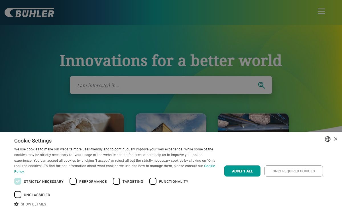 Bühler Group | Innovations for a better world