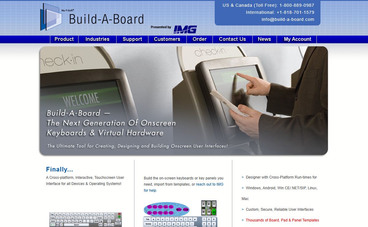Touchscreen Keyboard Software with On-screen Keyboard Designer