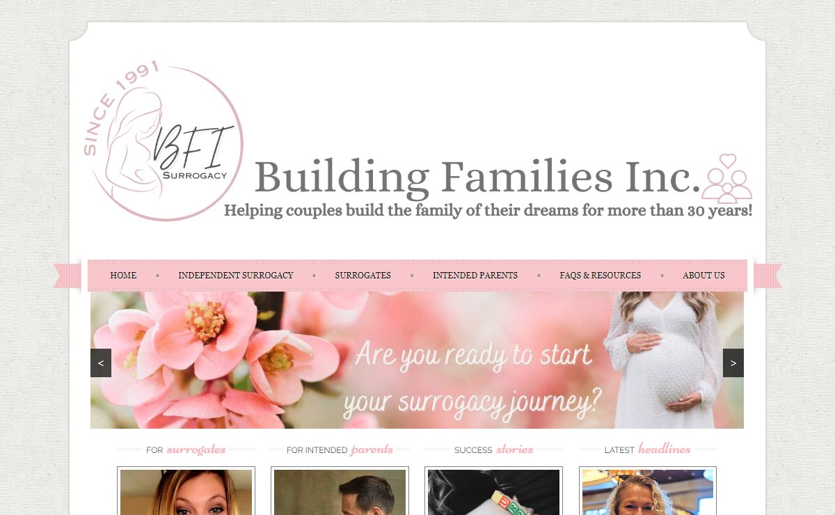Building Families, Inc. - Gestational Surrogacy Agency, California