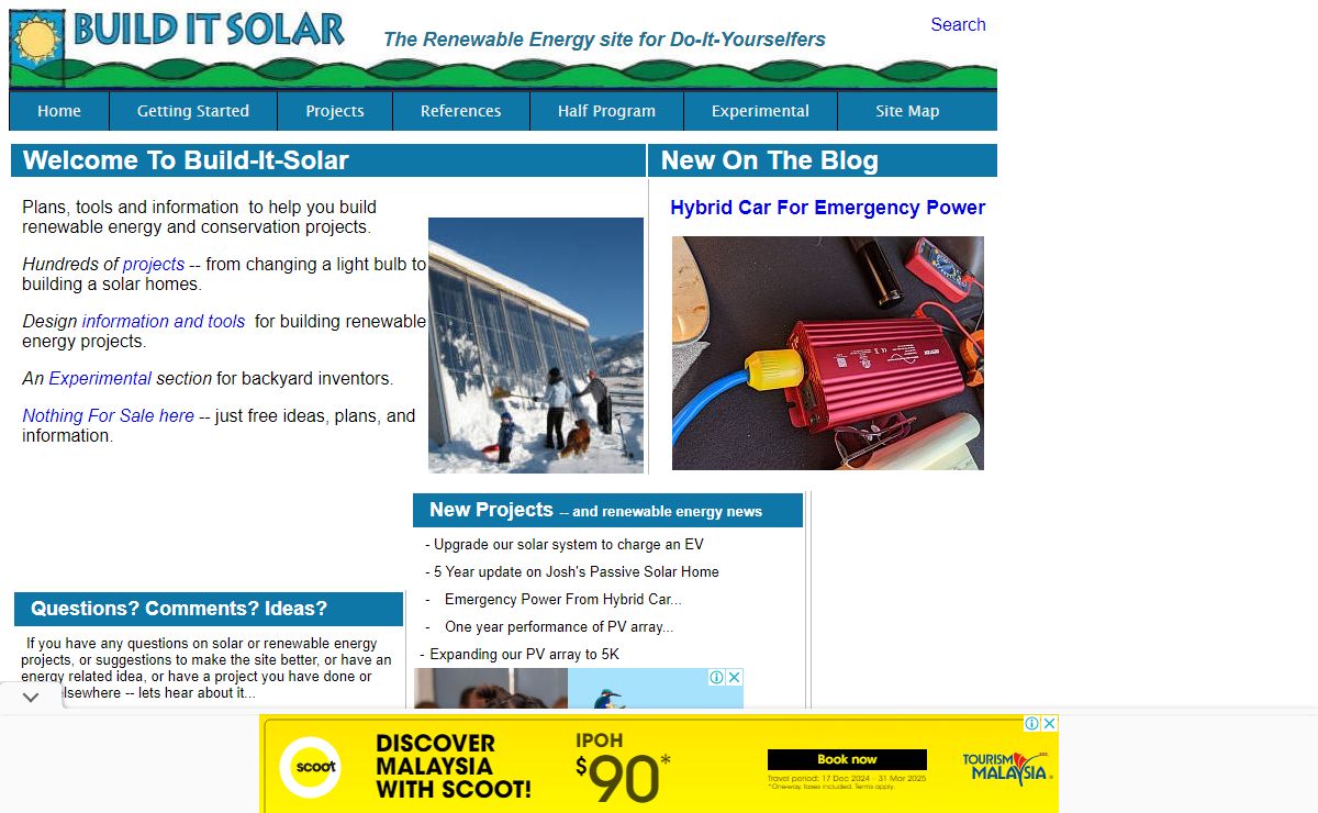 BuildItSolar: Solar energy projects for Do It Yourselfers to save money and reduce pollution
