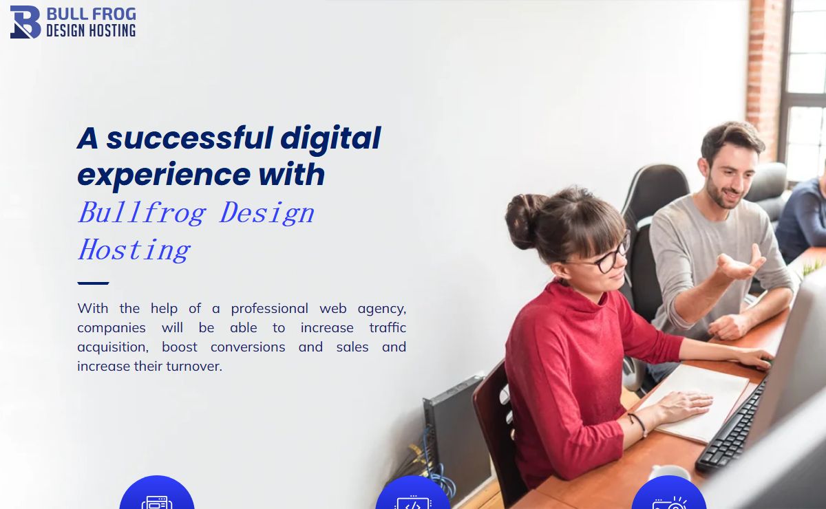 Bullfrog design hosting - web design and hosting solutions