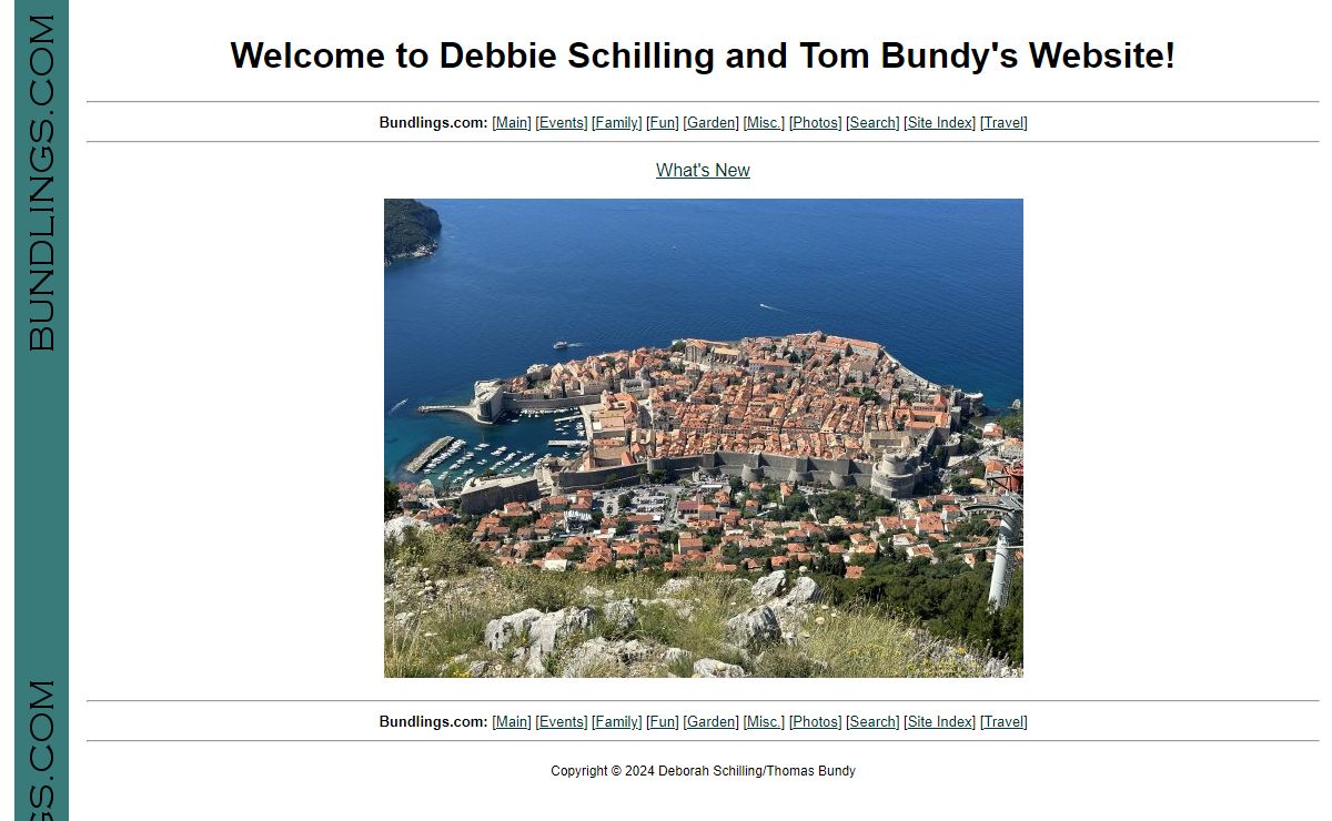 Welcome to Debbie Schilling and Tom Bundy's Website!