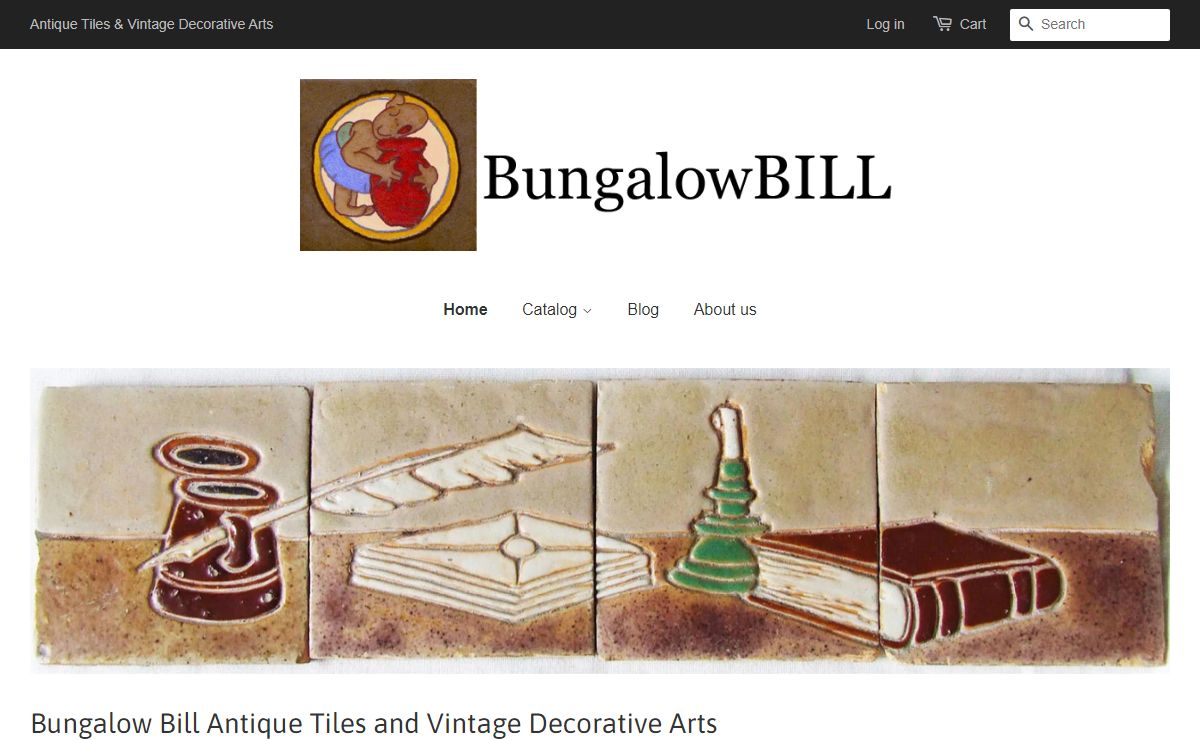 Bungalow Bill Antique Tiles Vintage Pottery Mid Century Modern Design – BungalowBILL