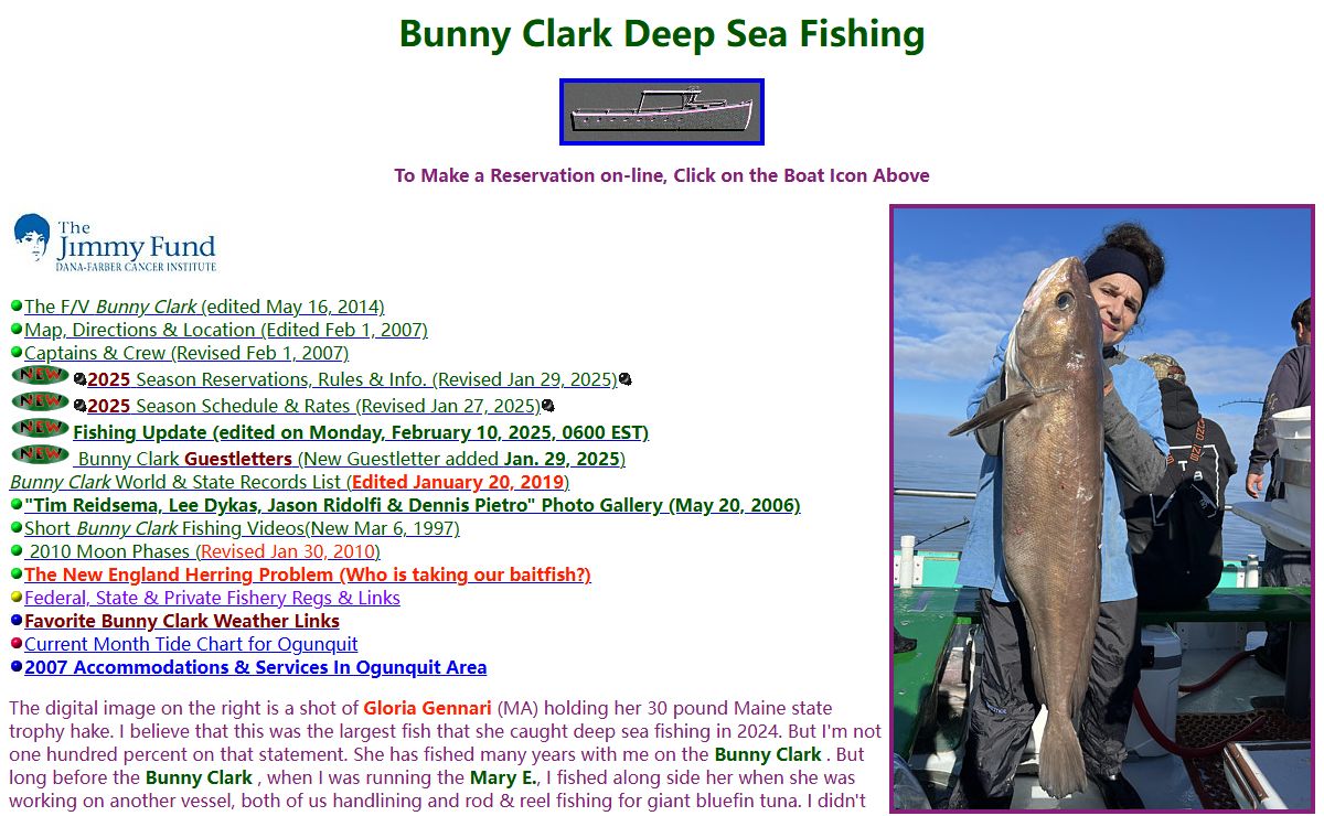 Bunny Clark Deep Sea Fishing