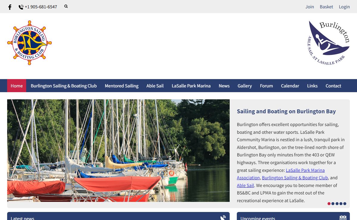 Home : Burlington Sailing & Boating Club