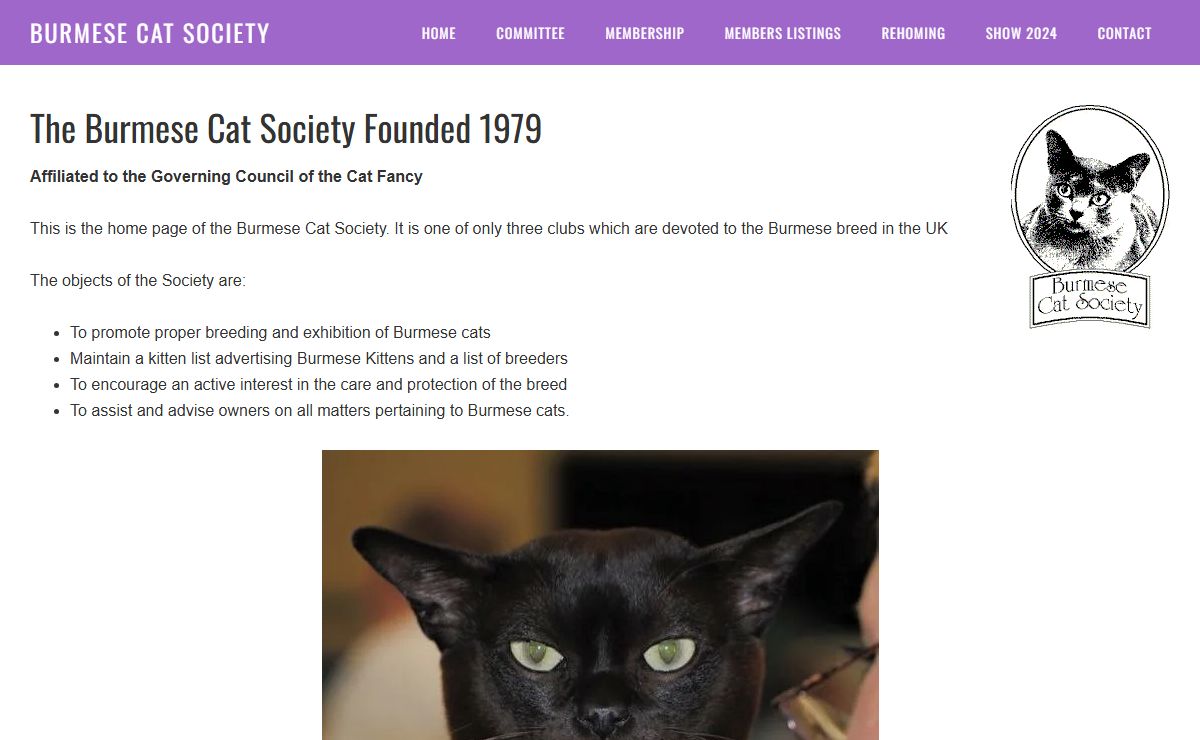 Burmese Cat Society - Burmese Cat Society
