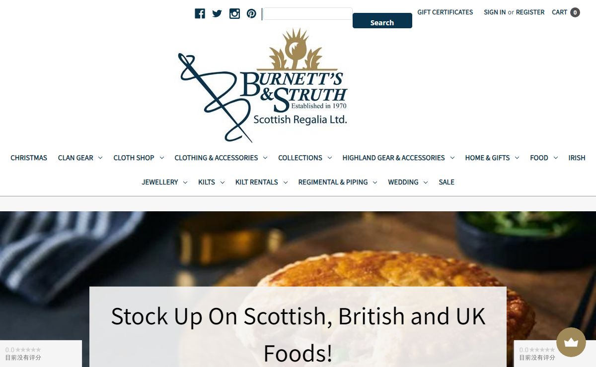 Burnetts and Struth Scottish Regalia Ltd. - We are Canada's Premier Kilt Makers