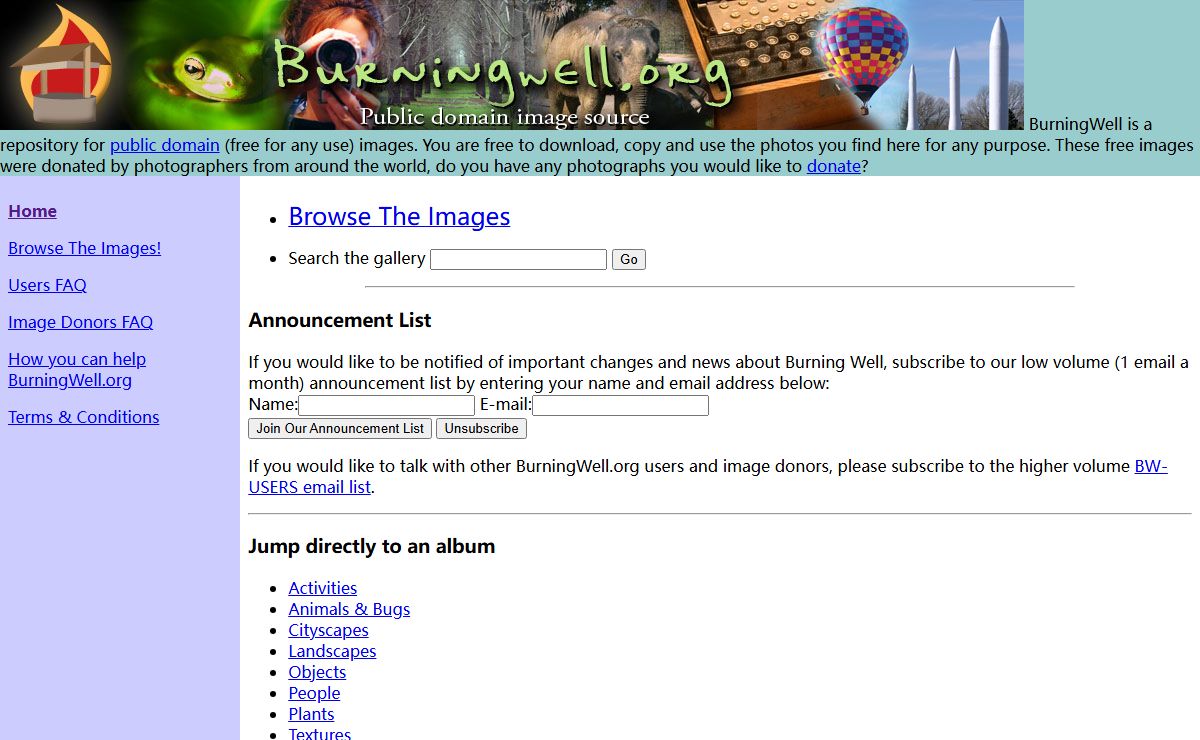 BurningWell.Org - Free Public Domain Images and Photos