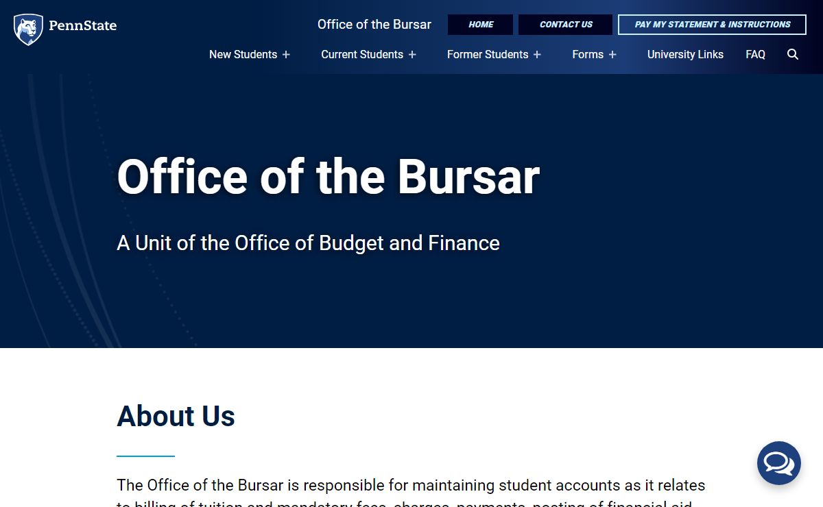 Home Page | Office of the Bursar