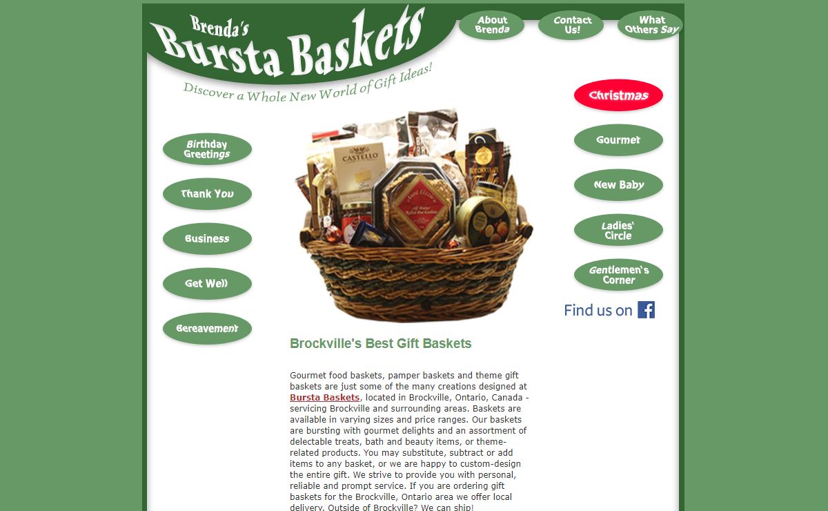 Gift Baskets Brockville, Ontario Canada - Bursta Baskets Gift Baskets