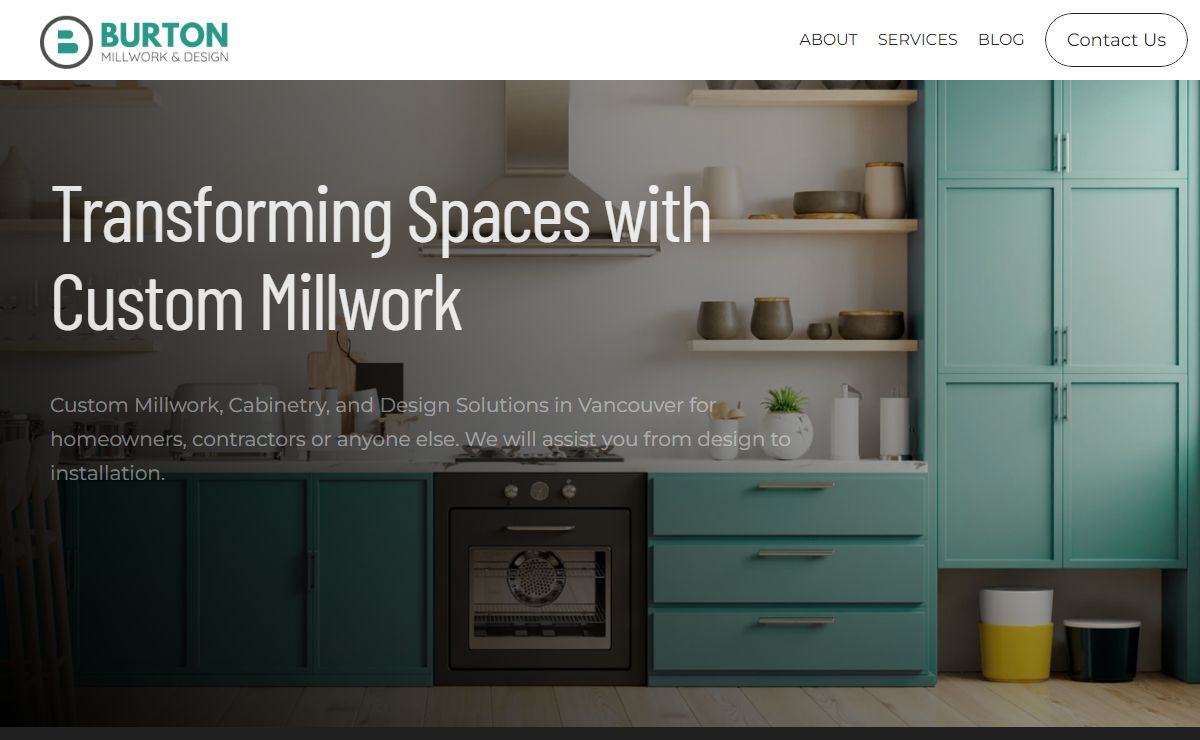 Burton Millwork & Design - Vancouver Millwork Services
