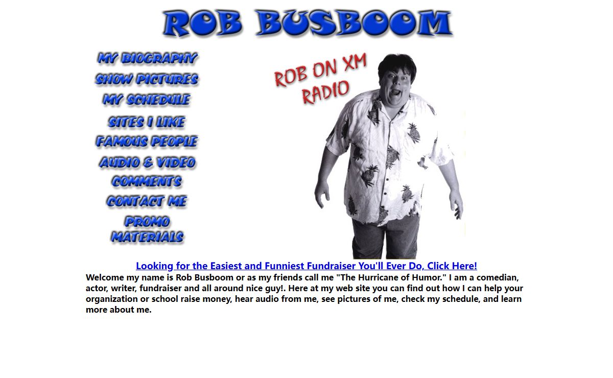 Welcome to the life of Rob Busboom!