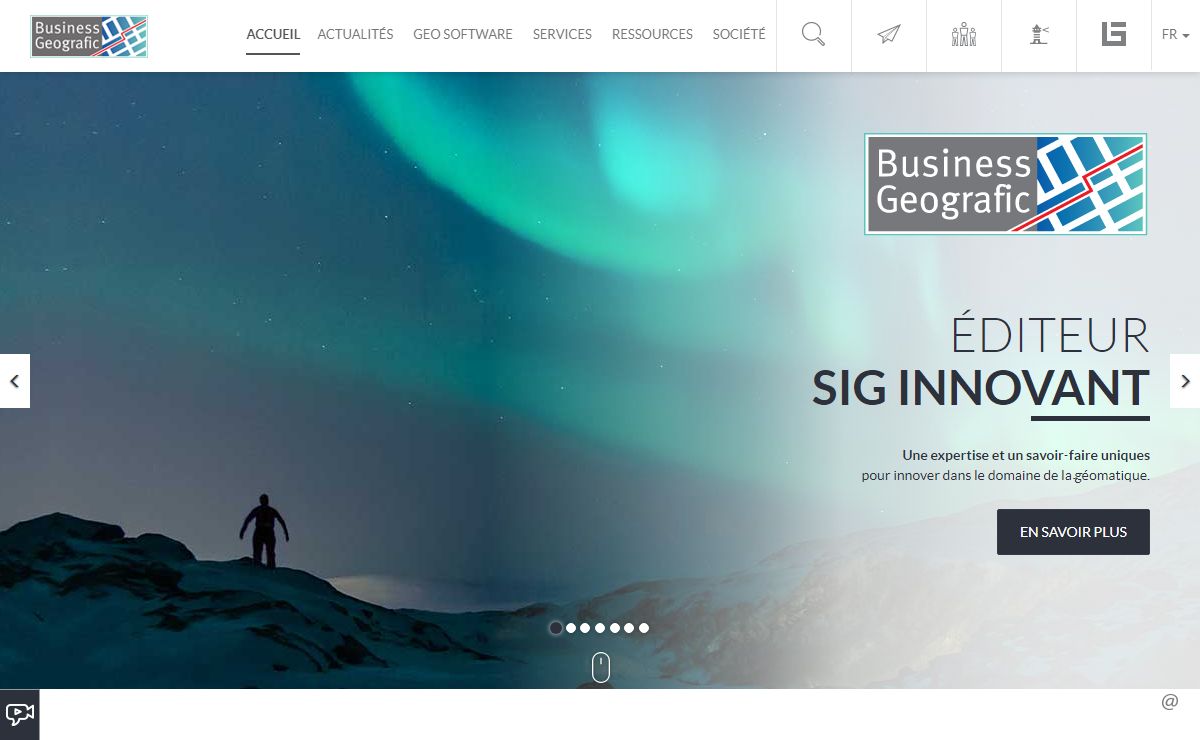 Business Geografic - Éditeur de logiciels SIG innovants