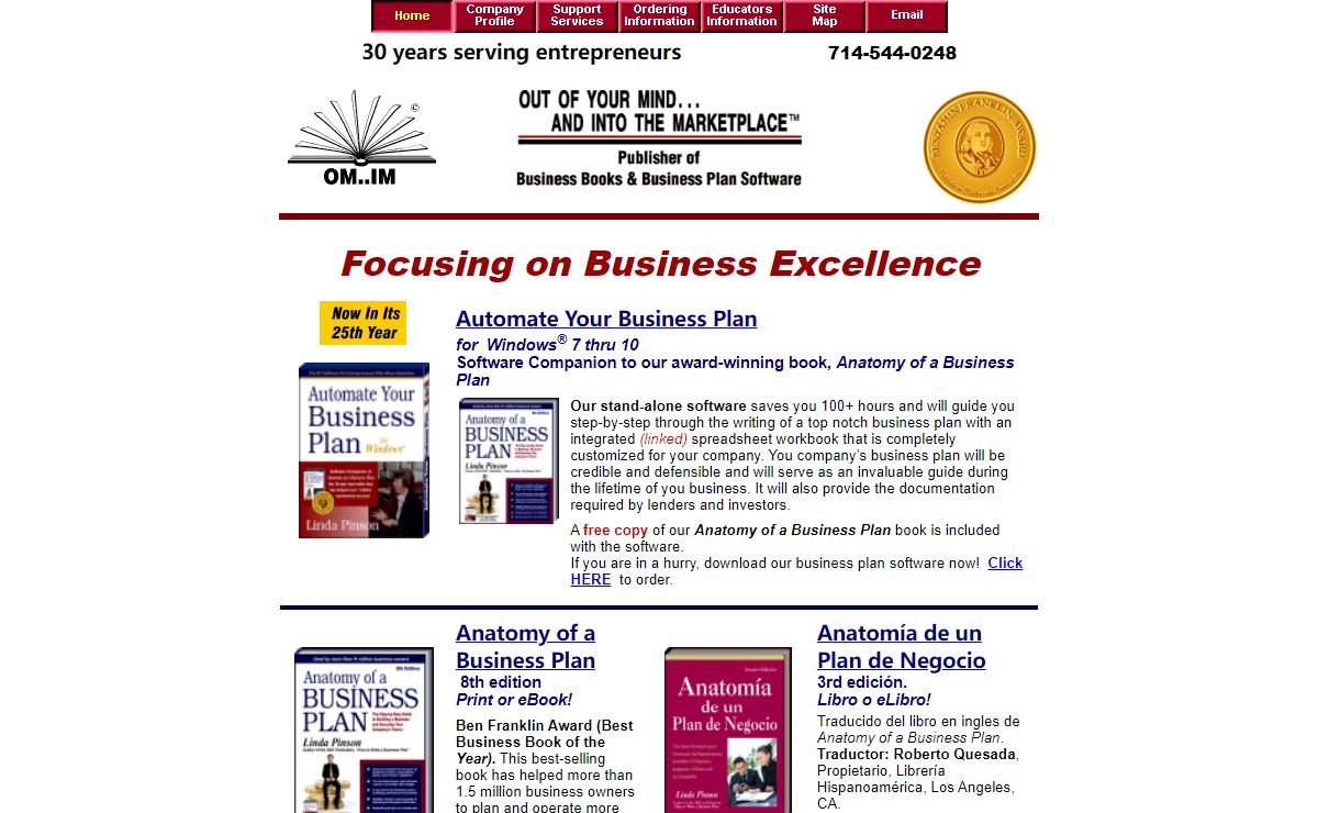 Business-plan.com - Publisher of Business Books & Business Plan Software