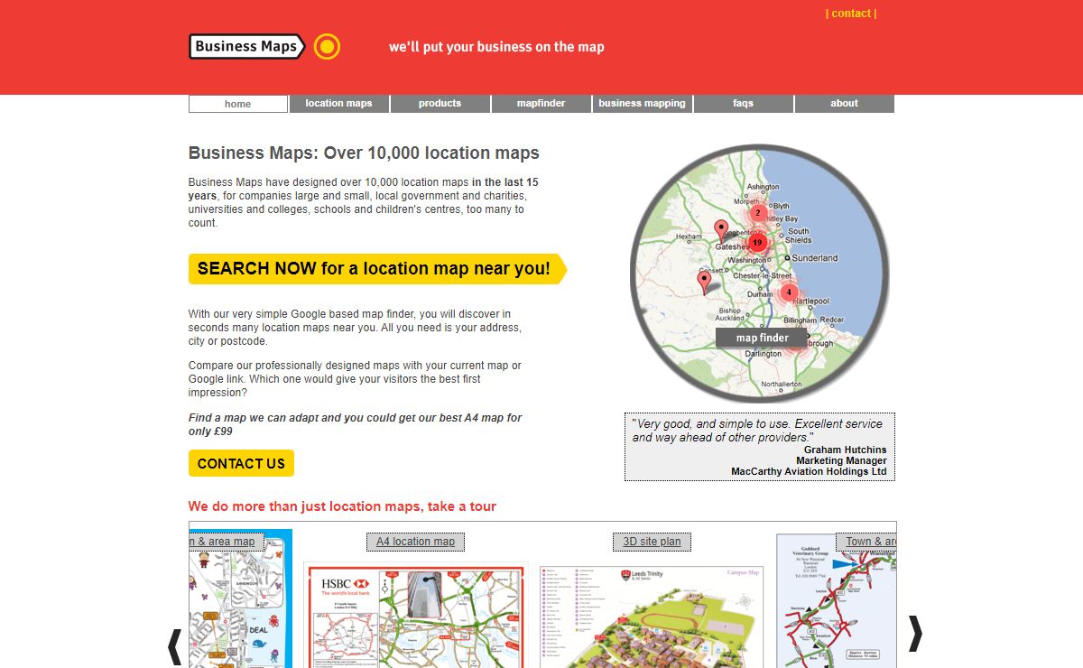 Business Maps | Business Mapping | Location Maps