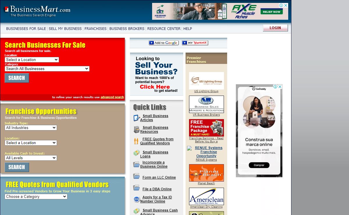 Business For Sale - Small Businesses For Sale - Buy a Business