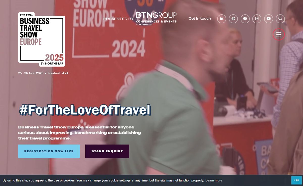 Business Travel Show Europe 2025 | ExCeL London 25-26 June 2025