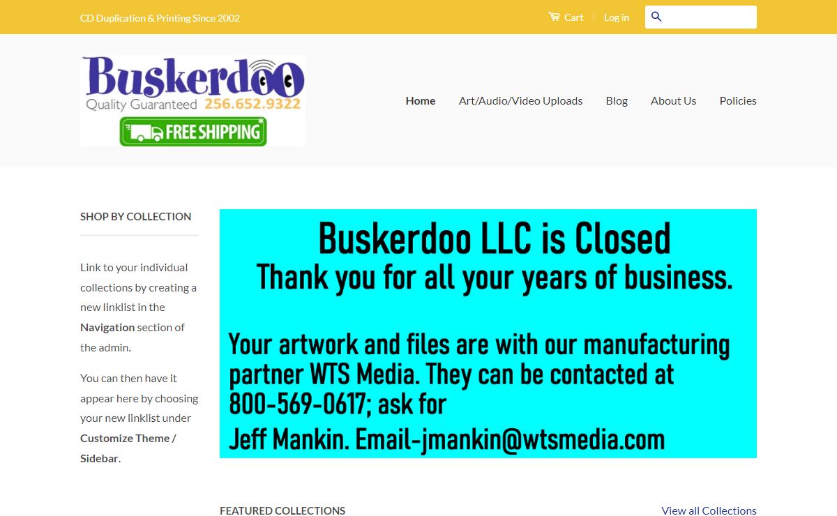 Buskerdoo CD Duplication | CD Sleeves Mailers Inserts Labels