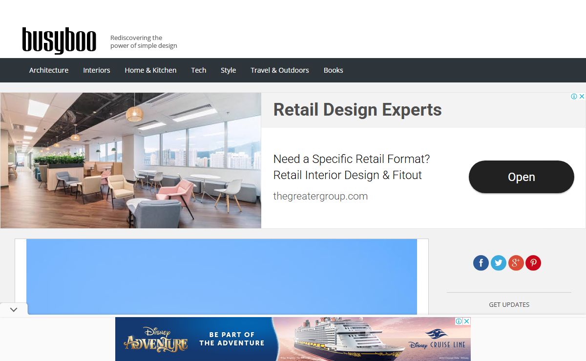 Architecture & Interiors, Product Design and Style - Busyboo