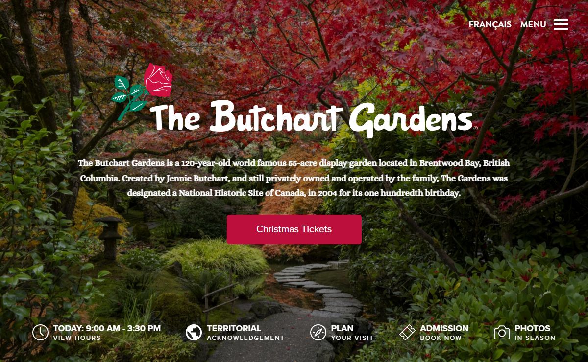 The Butchart Gardens – Over 100 Years in Bloom – Victoria, Canada